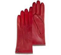 Isotoner Gants femme en cuir d'agneau pleine fleur, doublés cachemire