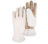 Isotoner Gants femme en sherpa, doublé chaud, TU, crème