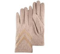 Isotoner Gants femme tactiles, chauds, en laine, non doublés, TU, beige