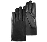 Isotoner Gants femme tactiles en cuir d'agneau - doublés micro fausse fourrure
