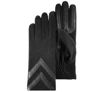 Isotoner Gants femme tactiles en polaire recyclée résistant à l'eau, non doublés, TU, noir