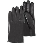 Isotoner Gants femme tactiles, taille unique et doublés en imitation fourrure, TU, noir