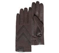 Isotoner Gants femme tactiles tissu extensible recyclé, résistant à l'eau, non doublé, taille unique, TU, marron