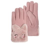 Isotoner Gants fille imitation fourrure confort | Doublure micro-fourrure chaude et légère