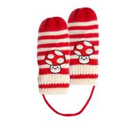 Isotoner Gants mixte bébé avec patch champignon, 2/4ans, rouge