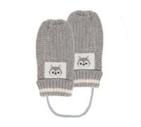 Isotoner Gants mixte bébé avec patch petit loup, 2/4ans, gris