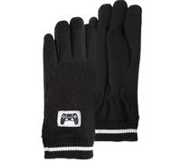 Isotoner Gants mixte enfant tactiles, chauds, doublés imitation fourrure, 10/12ans, noir