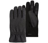 Isotoner Gants homme tactiles, chauds doublés en polaire, L/XL, chevrons