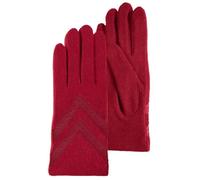 Isotoner Gants tactiles, chauds, en laine, non doublés rouge femme T1