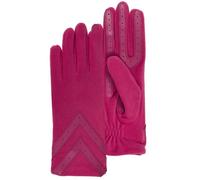 Isotoner Gants tactiles en polaire recyclée résistant à l'eau, non doublés fuchsia femme