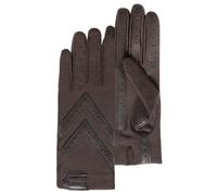 Isotoner Gants femme tactiles tissu extensible recyclé, résistant à l'eau, non doublé, taille unique, TU, marron