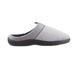 isotoner Men's Microsuede Devin Slip On Slipper with with Cooling Memory Foam for Indoor/Outdoor Comfort
