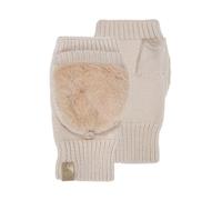 Isotoner Mitaines femme fourrure confort | Maille Soft Touch extensible et durable; doublure imitation fourrure pour une chaleur enveloppante