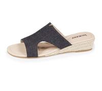 Isotoner Mules Claquettes Femme Confort compensée, 38 EU, Noir