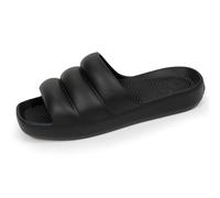 Isotoner Mules Claquettes Femme Confort et légèreté exceptionnelle, 38 EU, Noir