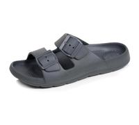 Isotoner Mules Claquettes Homme Double Bride Confort légère 41 Gris