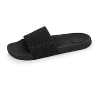 Isotoner Mules claquettes semelle confortable et légère, sandale de plage, piscine noir logo homme 43