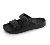 Isotoner Mules Claquettes Femme Ultra Confortables, faciles à Enfiler, 38, Noir