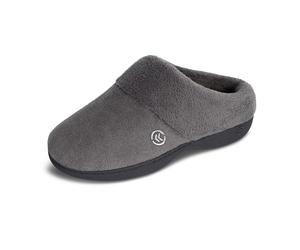 isotoner Pantoufles classiques à capuche en mousse à mémoire de forme pour femme, cendre, 3.5/4 UK