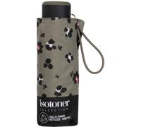 Isotoner Parapluie Mini Compact déperlant Leopard Kaki