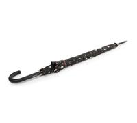 Isotoner Parapluie canne, ultra-déperlant, solide, ouverture auto/ fermeture manuelle patchwork pâquerette femme