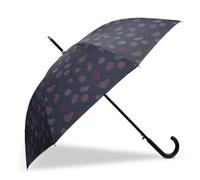 Isotoner Parapluie canne, ultra-déperlant, solide, ouverture auto/ fermeture manuelle pois contemporain femme