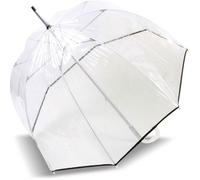 Isotoner Parapluie cloche pvc/noir femme TU