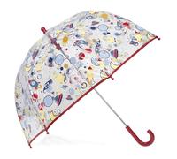 Isotoner Parapluie cloche transparent, ouverture facile et sécurisante, pvc/cosmonaute