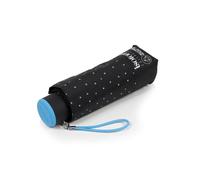 Isotoner Parapluie compact 16,5cm, solide, déperlant, à ouverture manuelle mini pois femme
