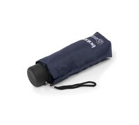 Isotoner Parapluie compact, solide, ouverture/fermeture manuelle, marine