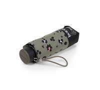 Isotoner Parapluie compact, solide, ultra déperlant, à ouverture manuelle léopard kaki femme