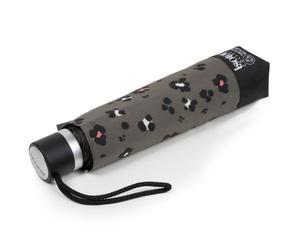Isotoner Parapluie Petit Prix manuel déperlant solide Leopard Kaki