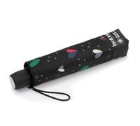 Isotoner Parapluie petit prix, solide et ultra déperlant, coeur lumineux