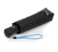 Isotoner Parapluie pliant Auto Déperlant Solide large couveture 98 cm | Parapluie mini automatique 21 cm, déperlant, toile recy structure acier et protection optimale 98 cm.