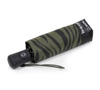 Isotoner Parapluie pliant Auto Déperlant Solide large couveture 98 cm | Parapluie mini automatique 21 cm, déperlant, toile recy structure acier et protection optimale 98 cm.