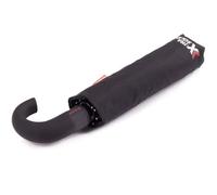 Isotoner Parapluie pliant Auto Déperlant Ultra Solide anti-retournement | Parapluie Xtra Solide automatique, poignée crook ergonomique, antiretournement et déperlant.