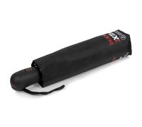 Isotoner Parapluie Xtra Solide 28 cm , déperlant, ouverture/fermeture automatique noir femme