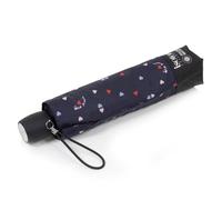 Isotoner Parapluie pliant manuelle Déperlant et protection UV PF50+ | Parapluie anti-UV UPF50+, déperlant, ultra léger, toile recy et protection soleil pluie 2-en-1.