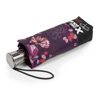 Isotoner Parapluie solide automatique déperlant mini 23cm | Parapluie Xtra Solide antiretournement, automatique, toile recy couverture 100 cm et séchage rapide.