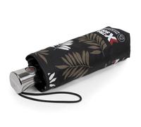 Isotoner Parapluie x-tra solide anti-retournement, 28cm, ultra déperlant, ouverture/fermeture automatique, feuille kaki
