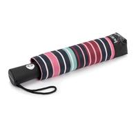 Isotoner Parapluie solide, ultra déperlant, à ouverture/ fermeture automatique rayure blush femme