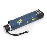 Isotoner Parapluie solide, ultra déperlant, à ouverture/fermeture manuelle, citron jaune