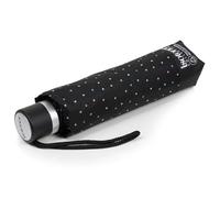 Isotoner Parapluie solide, ultra déperlant, à ouverture/fermeture manuelle, mini pois