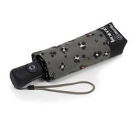 Isotoner Parapluie solide, ultra déperlant, large couverture 98 cm, ouverture/fermeture automatique, léopard kaki