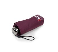 Isotoner Parapluie x-tra solide anti-retournement, compact, technologie ultra-déperlant prune femme