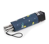 Isotoner Parapluie x-tra solide anti-retournement, ultra déperlant, ouverture/fermeture automatique, citron jaune