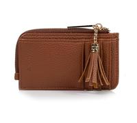 Isotoner Porte-Cartes Femme Protection RFID Anti-piratage de Carte Camel