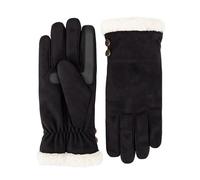 isotoner Recycled Microsuede Water Repellent Cold Weather Gloves with Sherpasoft Lining, Touch Screen Capable Gants, Noir, X-Large Femme