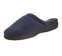 Isotoner Sabots Classiques en Tissu éponge pour Femme à Enfiler, Fleurs Gris chiné, Taille L / 8,5-9 US Standard, Fleur Gris chiné, 40.5/41 EU
