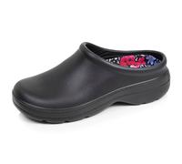Isotoner Sabots Femme pour Le Jardin Extra-Confort résistants 36 Noir Fleuri